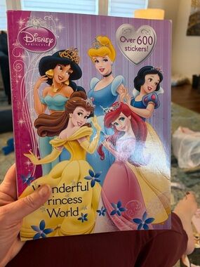 Disney Princesses stickers and coloring book